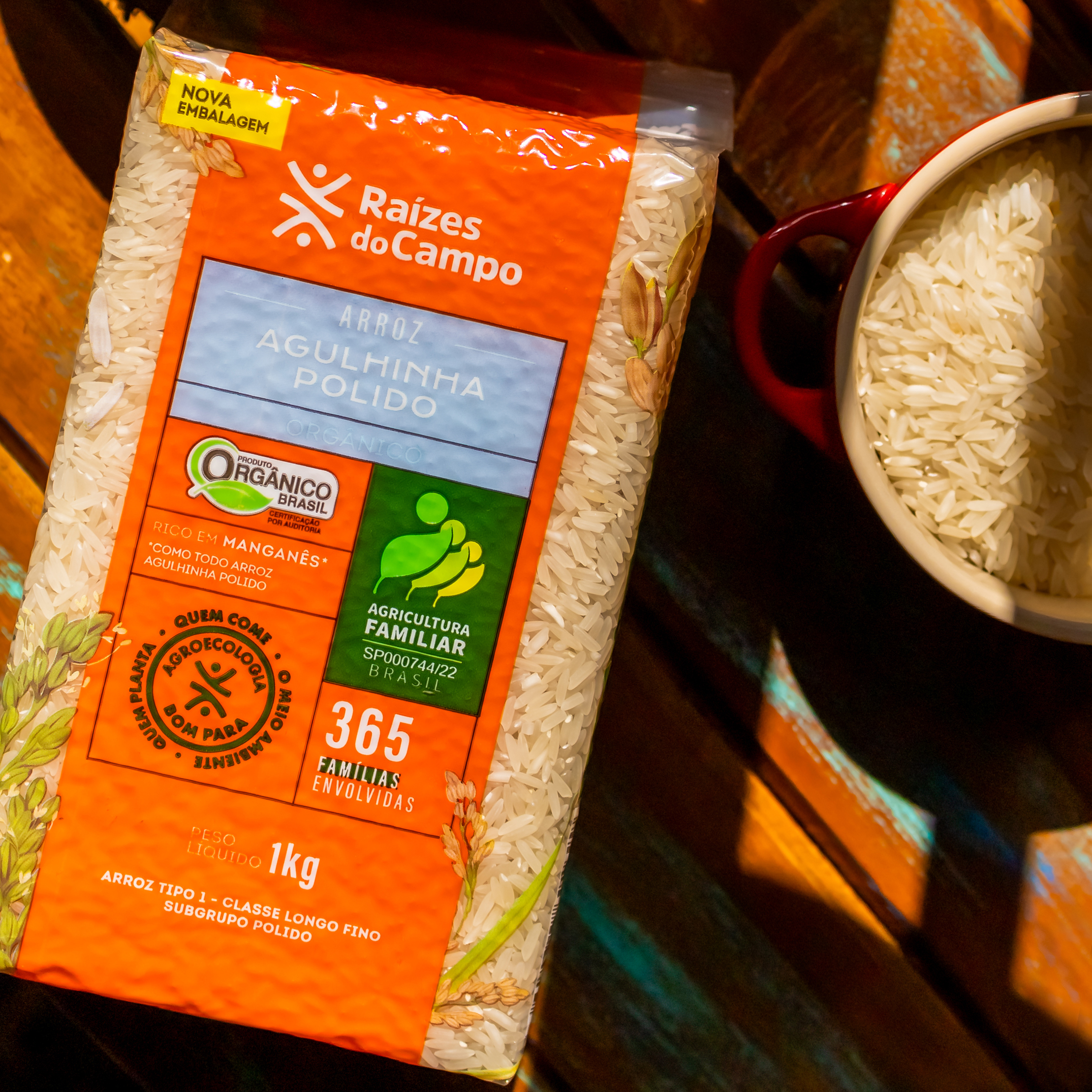 Arroz Branco Orgânico 1kg - Imagem 5