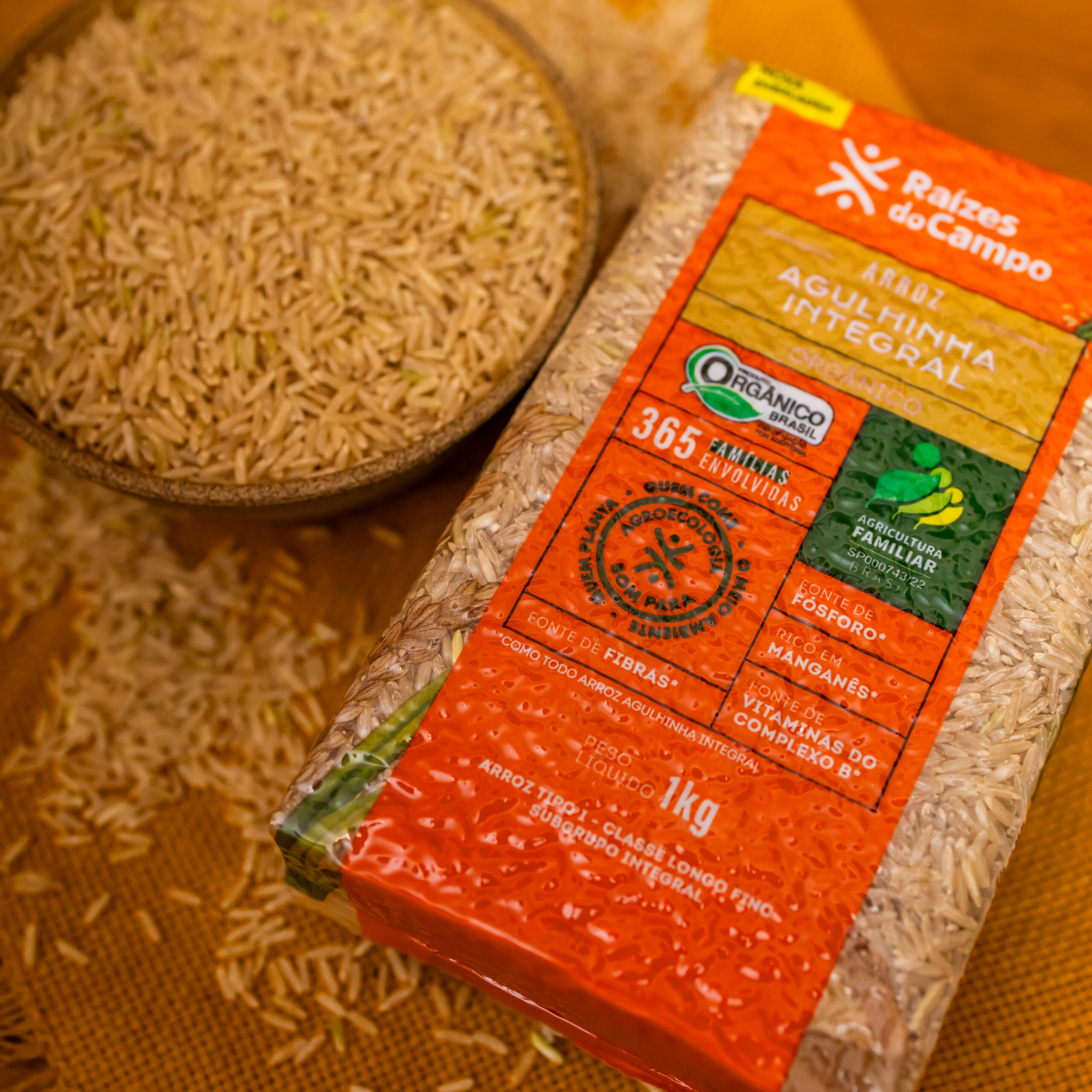 Arroz Integral Orgânico 1kg - Imagem 4