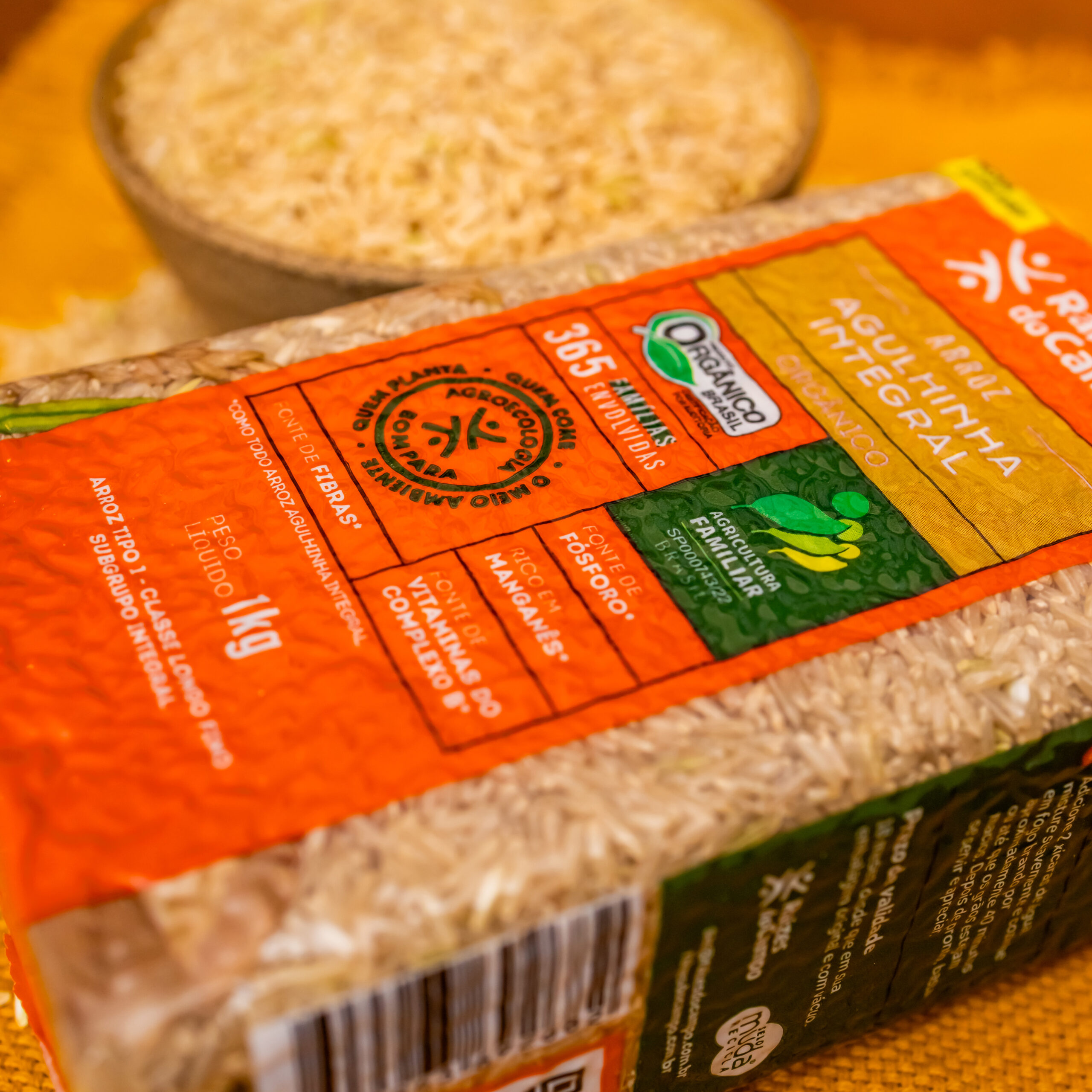 Arroz Integral Orgânico 1kg - Imagem 3