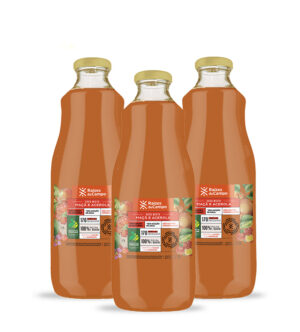 Kit 3 Unidades de Suco de Acerola e Maçã Integral 3x1 Litro
