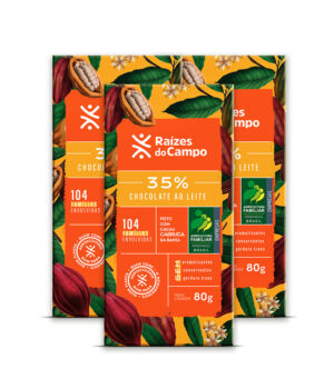 Chocolate ao Leite 35% Cacau 80g (Pack com 12)
