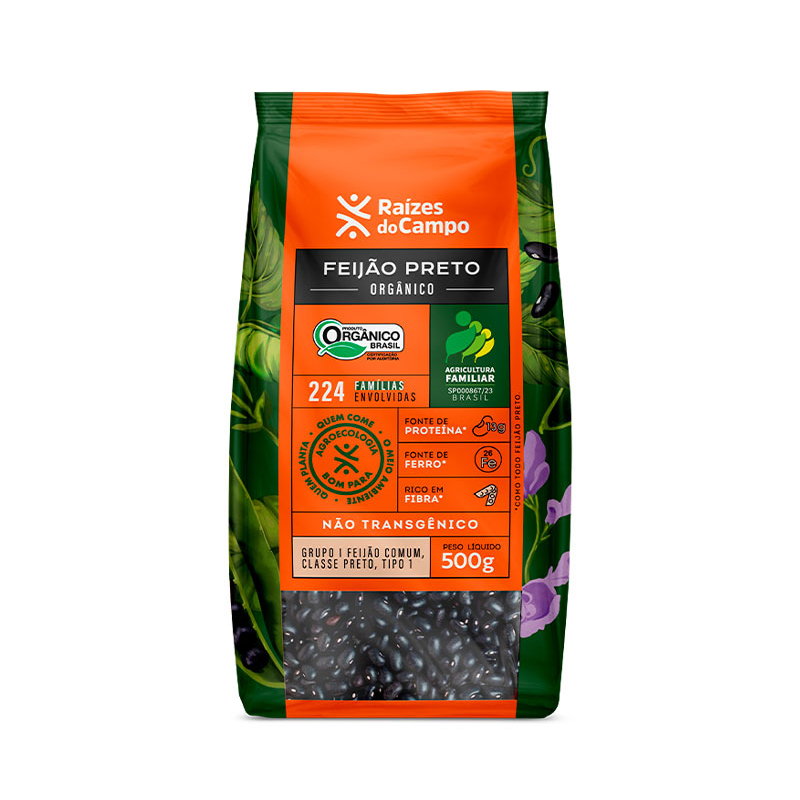 Feijão Preto Orgânico 500g