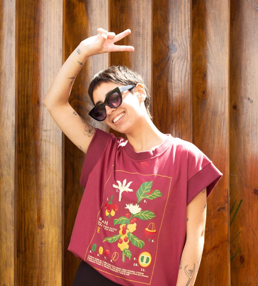 Camiseta Oversized Café - Imagem 2