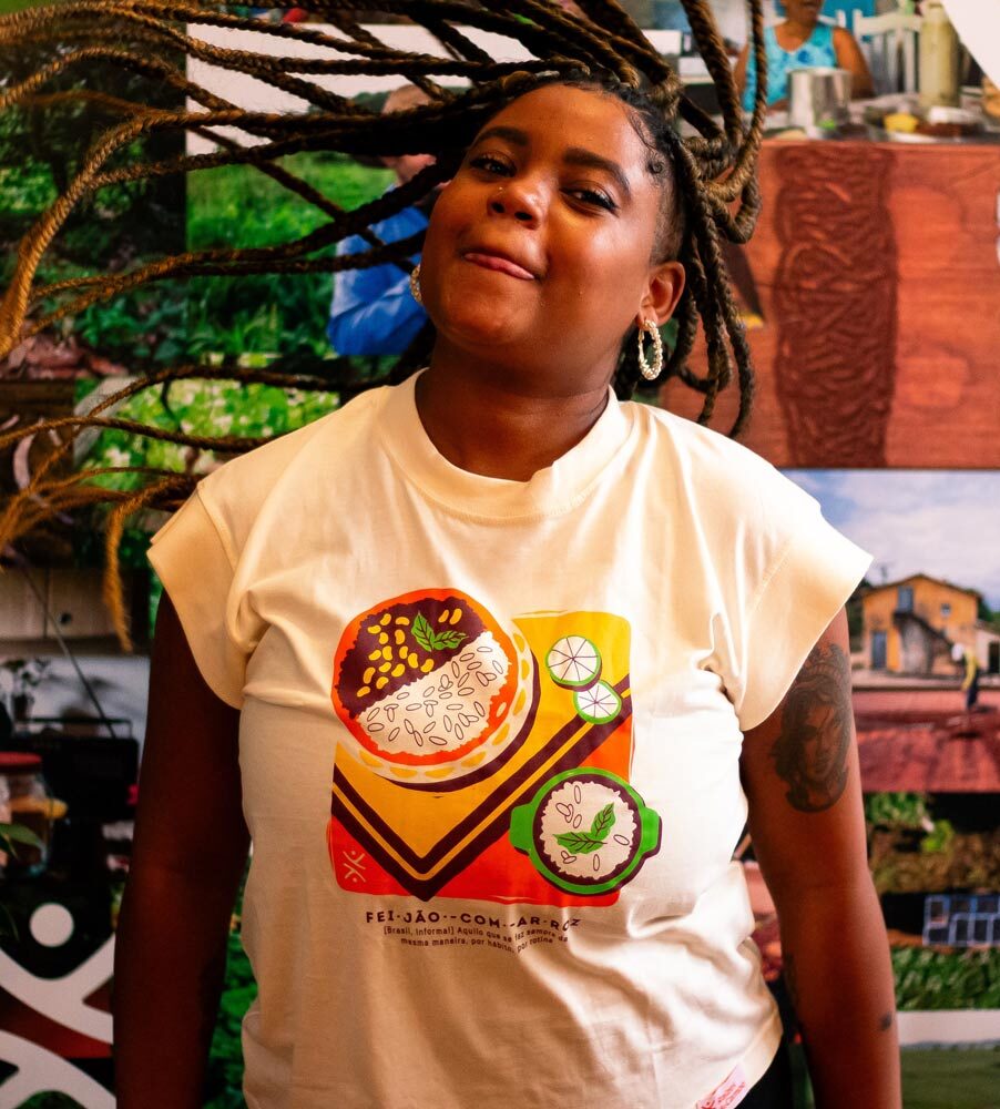 Camiseta Oversized Feijão com Arroz - Imagem 2