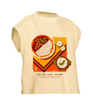 Camiseta Oversized Feijão com Arroz