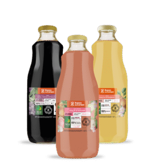 Suco Integral 1 Litro (Pack com 3 sabores variados - Uva, Maçã e Goiaba)