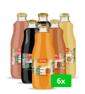Suco Integral 1 Litro (Pack com 6 sabores variados)